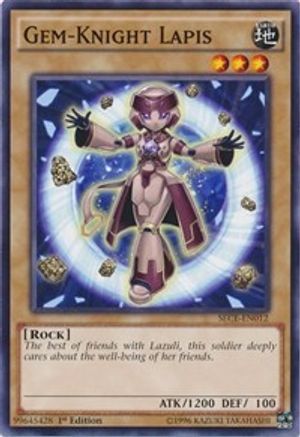Gem-Knight Lapis (SECE-EN012) - Secrets of Eternity Unlimited