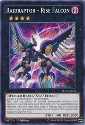 Raidraptor - Rise Falcon (SECE-EN050) - Secrets of Eternity 1st Edition