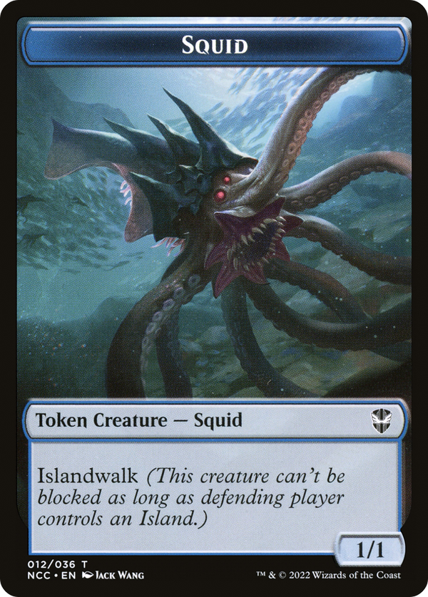 Squid (TNCC-012) - New Capenna Commander Tokens