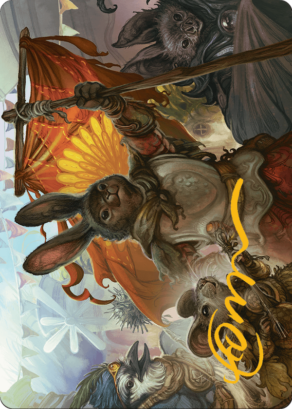 Valley Questcaller // Valley Questcaller (ABLB-037) - Bloomburrow Art Series (Borderless) Foil