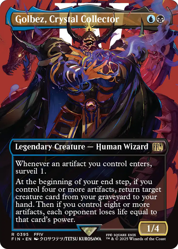 Golbez, Crystal Collector (Borderless) (FIN-395) - FINAL FANTASY Foil