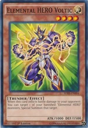 Elemental HERO Voltic (SDHS-EN004) - Structure Deck: HERO Strike 1st Edition