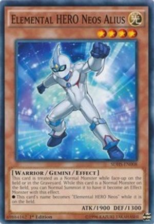 Elemental HERO Neos Alius (SDHS-EN008) - Structure Deck: HERO Strike Unlimited