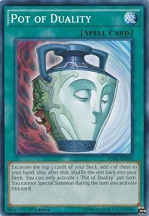 Pot of Duality (SDHS-EN034) - Structure Deck: HERO Strike 1st Edition