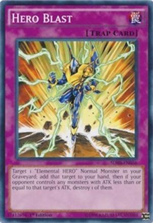 Hero Blast (SDHS-EN036) - Structure Deck: HERO Strike Unlimited