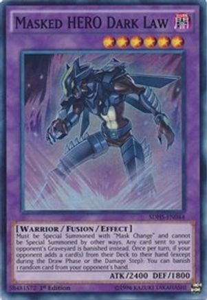 Masked HERO Dark Law (SDHS-EN044) - Structure Deck: HERO Strike Unlimited