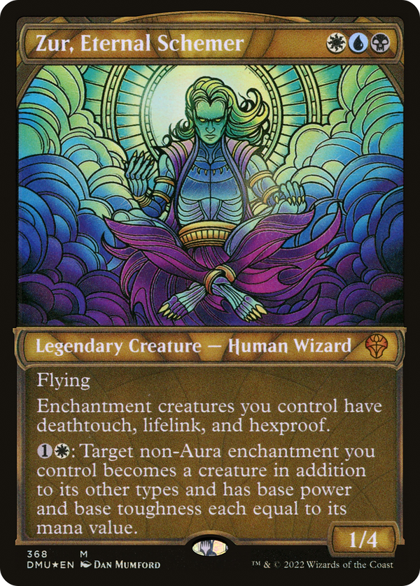 Zur, Eternal Schemer (Textured Foil) (DMU-368) - Dominaria United: (Showcase) Foil