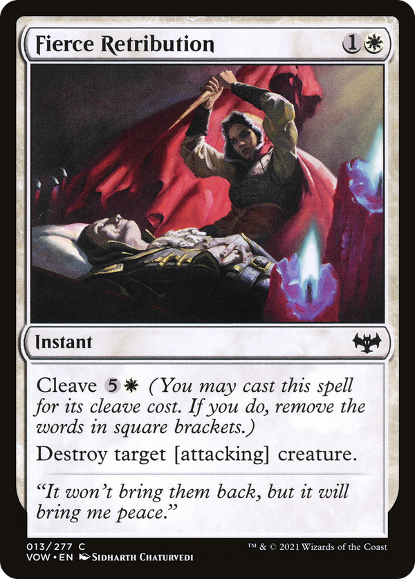 Fierce Retribution (VOW-013) - Innistrad: Crimson Vow