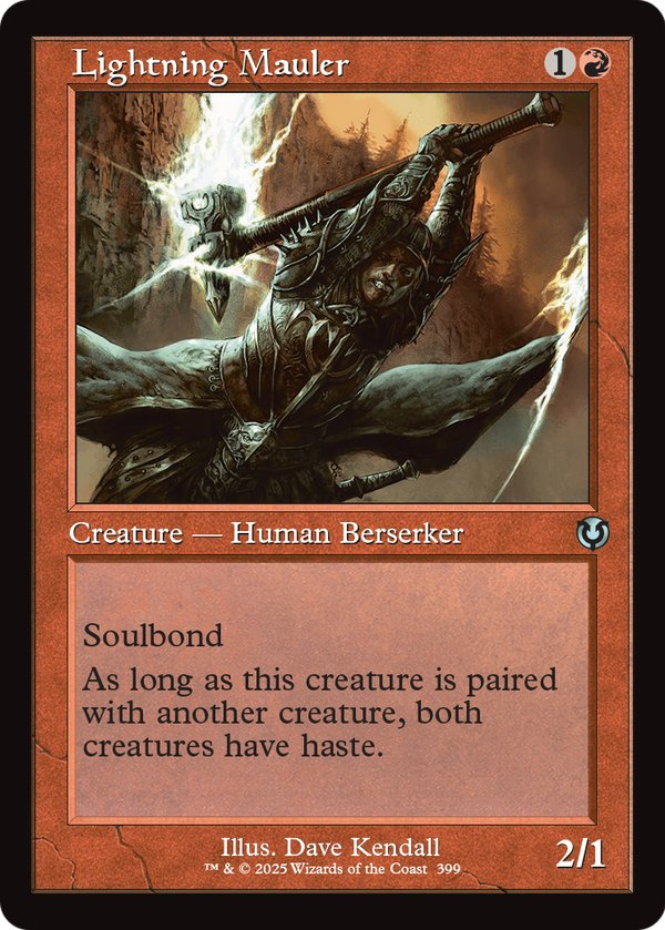 Lightning Mauler (Retro Frame) (INR-399) - Innistrad Remastered