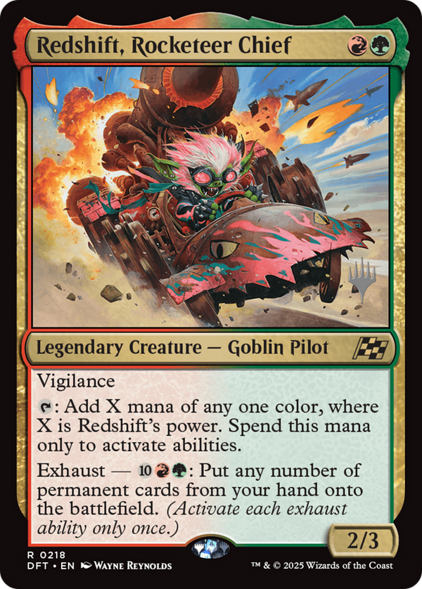 Redshift, Rocketeer Chief (PPDFT-218) - Promo Pack: Aetherdrift