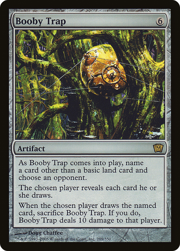 Booby Trap (9ED-289) - 9th Edition Foil