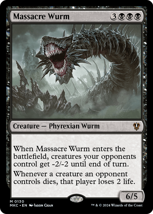 Massacre Wurm (MKC-130) - Murders at Karlov Manor Commander