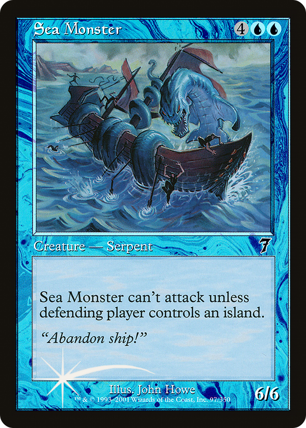 Sea Monster (7ED-97★) - 7th Edition