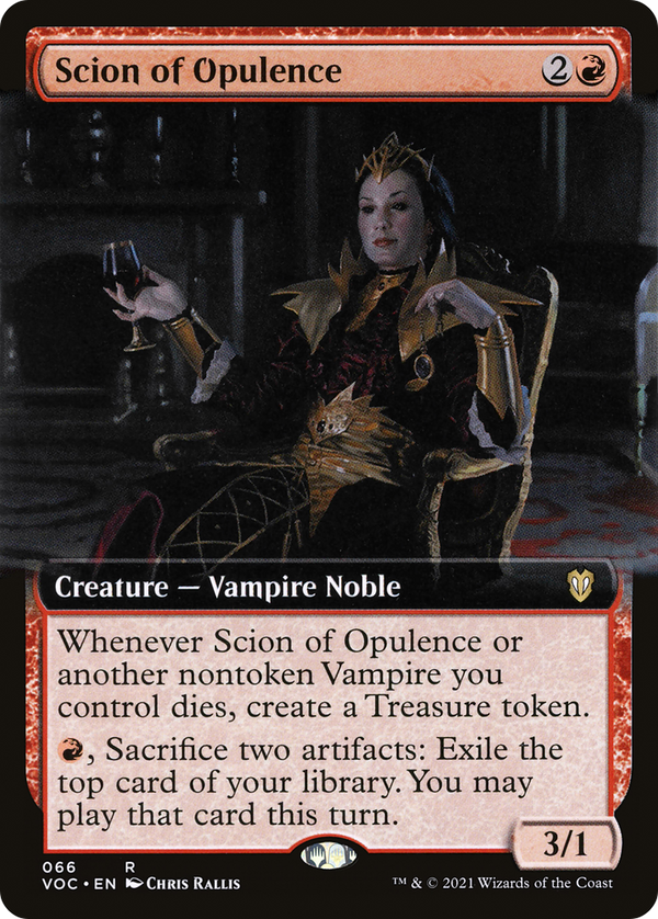 Scion of Opulence (Extended Art) (VOC-066) - Crimson Vow Commander: (Extended Art)