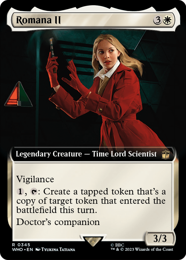 Romana II (Extended Art) (WHO-345) - Doctor Who: (Extended Art)