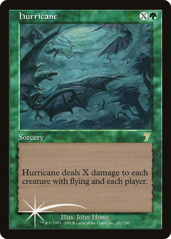 Hurricane (7ED-252★) - 7th Edition Foil