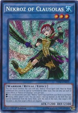 Nekroz of Clausolas (THSF-EN013) - The Secret Forces 1st Edition