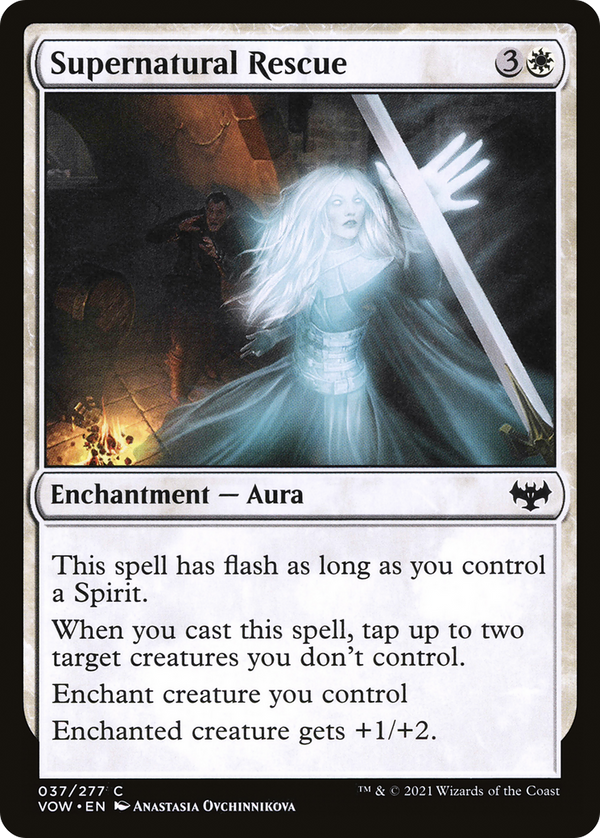 Supernatural Rescue (VOW-037) - Innistrad: Crimson Vow Foil