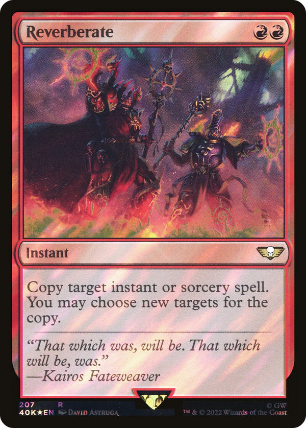 Reverberate (Surge Foil) (40K-207) - Warhammer 40,000 Commander Foil