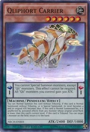 Qliphort Carrier (SE) (NECH-ENS03) - The New Challengers Limited