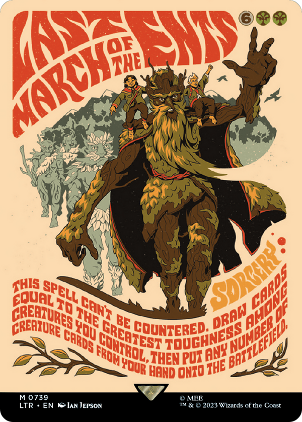 Last March of the Ents (Borderless Poster) (LTR-739) - The Lord of the Rings: Tales of Middle-earth