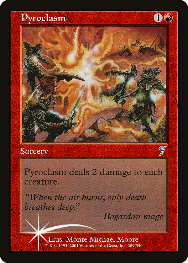 Pyroclasm (7ED-209★) - 7th Edition Foil