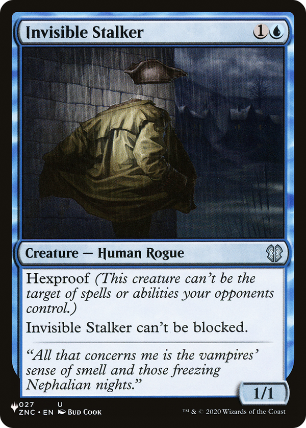 Invisible Stalker (LIST-ZNC-27) - The List