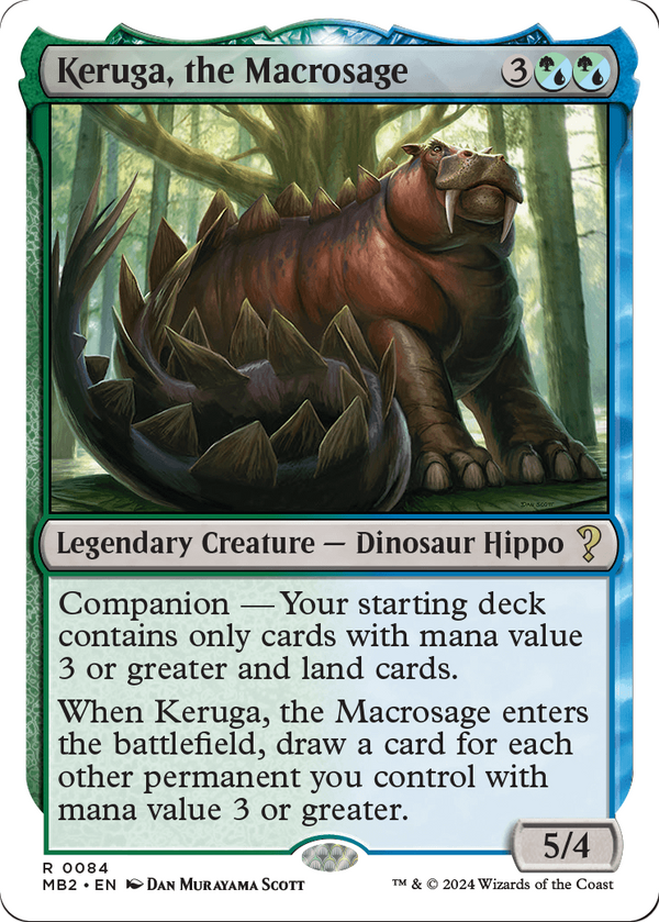 Keruga, the Macrosage (White Border) (MB2-084) - Mystery Booster 2: (companion)