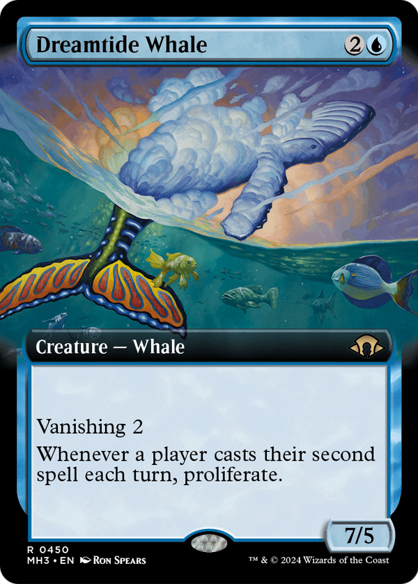 Dreamtide Whale (Extended Art) (MH3-450) - Modern Horizons 3: (Extended Art) Foil