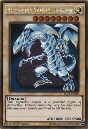 Blue-Eyes White Dragon (PGL2-EN080) - Premium Gold: Return of the Bling Unlimited