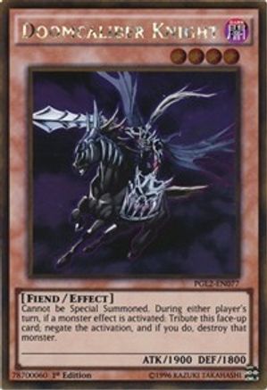 Doomcaliber Knight (PGL2-EN077) - Premium Gold: Return of the Bling Unlimited