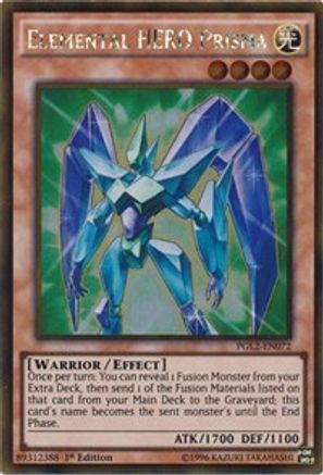 Elemental HERO Prisma (PGL2-EN072) - Premium Gold: Return of the Bling 1st Edition