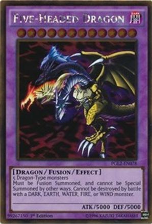 Five-Headed Dragon (PGL2-EN078) - Premium Gold: Return of the Bling Unlimited