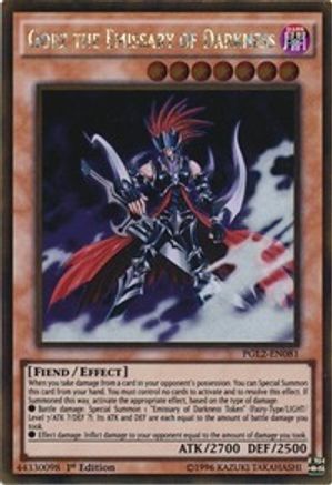 Gorz the Emissary of Darkness (PGL2-EN081) - Premium Gold: Return of the Bling 1st Edition