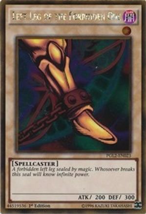 Left Leg of the Forbidden One (PGL2-EN023) - Premium Gold: Return of the Bling Unlimited