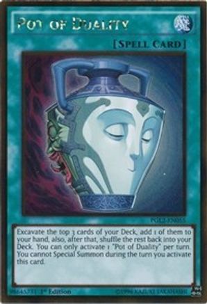 Pot of Duality (PGL2-EN055) - Premium Gold: Return of the Bling 1st Edition