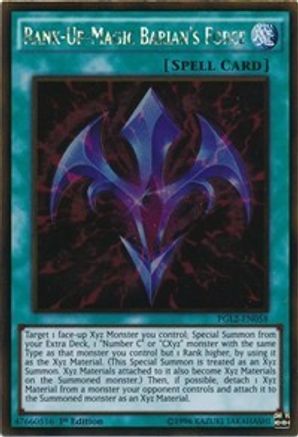 Rank-Up-Magic Barian's Force (PGL2-EN058) - Premium Gold: Return of the Bling Unlimited
