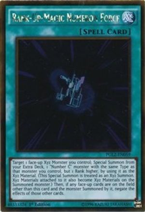 Rank-Up-Magic Numeron Force (PGL2-EN059) - Premium Gold: Return of the Bling 1st Edition