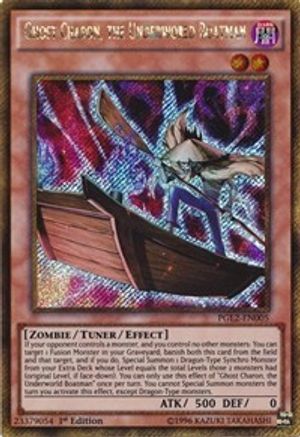 Ghost Charon, the Underworld Boatman (PGL2-EN005) - Premium Gold: Return of the Bling 1st Edition