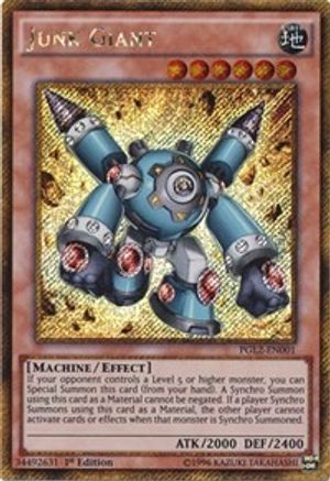 Junk Giant (PGL2-EN001) - Premium Gold: Return of the Bling 1st Edition