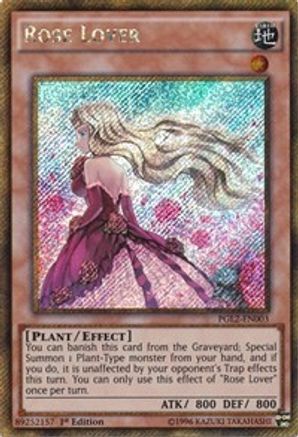 Rose Lover (PGL2-EN003) - Premium Gold: Return of the Bling 1st Edition