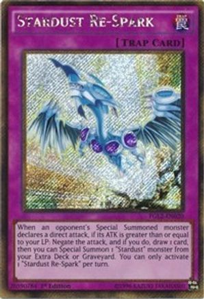 Stardust Re-Spark (PGL2-EN020) - Premium Gold: Return of the Bling 1st Edition
