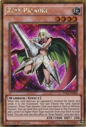 Rose Paladin (PGL2-EN004) - Premium Gold: Return of the Bling Unlimited