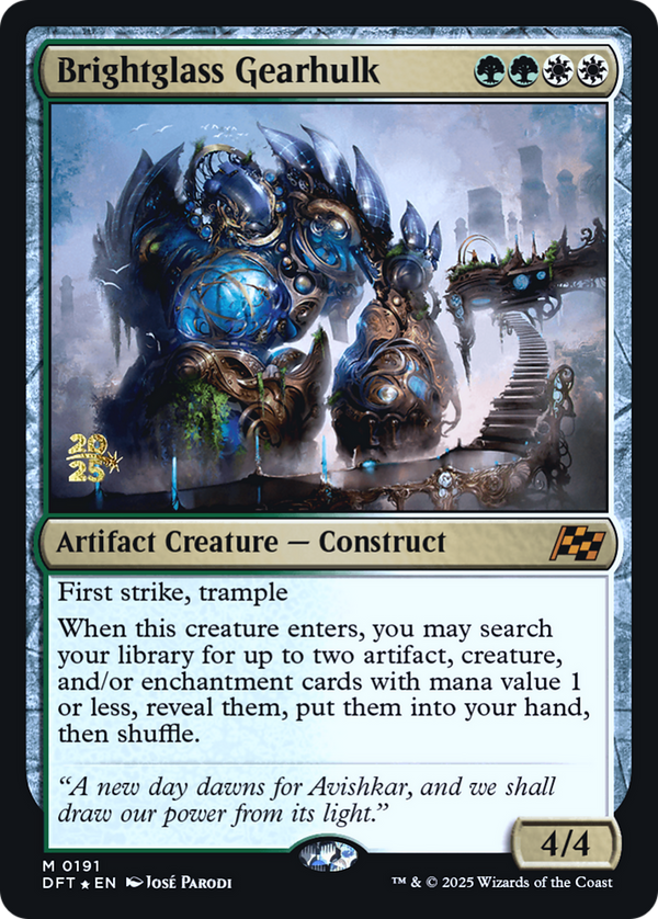 Brightglass Gearhulk (PRE-191) - Prerelease Cards Foil