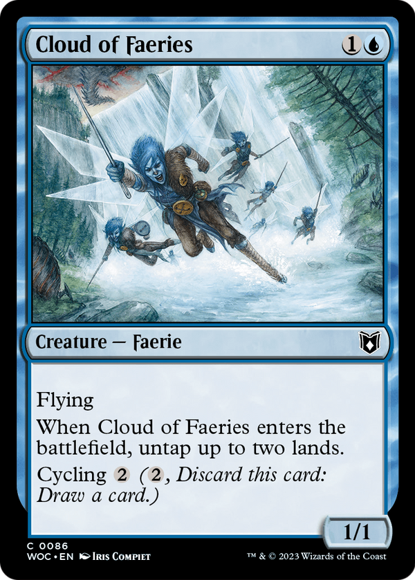 Cloud of Faeries (WOC-086) - Wilds of Eldraine Commander
