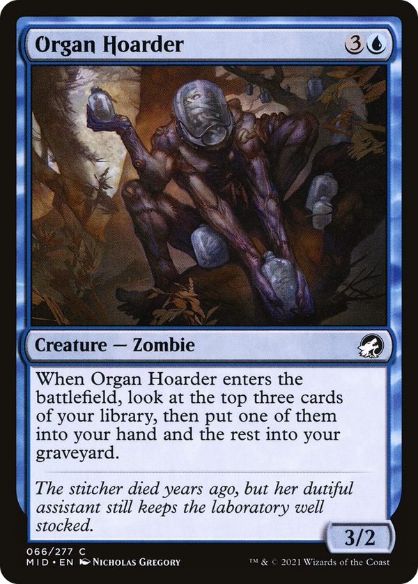 Organ Hoarder (MID-066) - Innistrad: Midnight Hunt Foil
