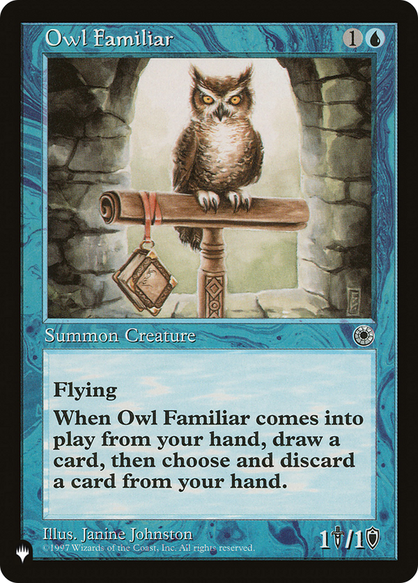 Owl Familiar (LIST-POR-63) - The List