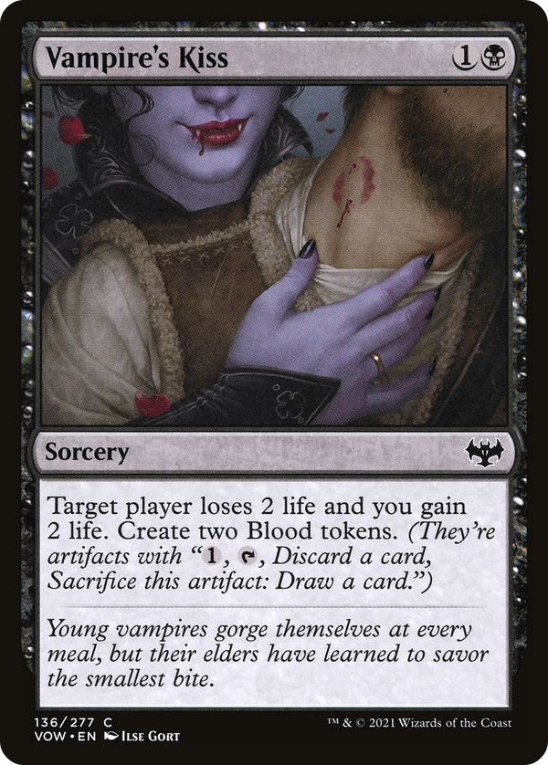 Vampire's Kiss (VOW-136) - Innistrad: Crimson Vow Foil