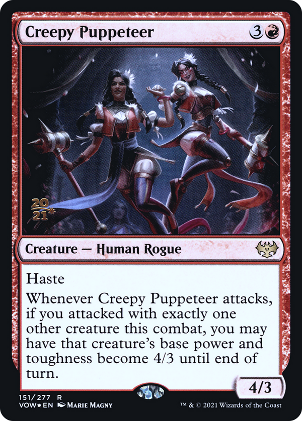 Creepy Puppeteer (PRE-151) - Innistrad: Crimson Vow Promos Foil