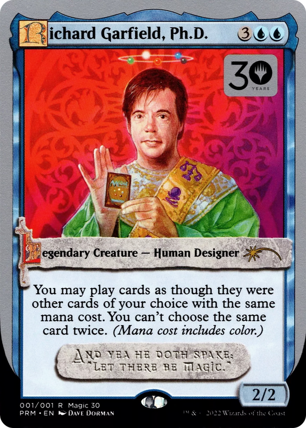 Richard Garfield, Ph.D. (30A-P-001) - 30th Anniversary Misc Promos